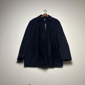 Calvin Klein Black Pea Coat